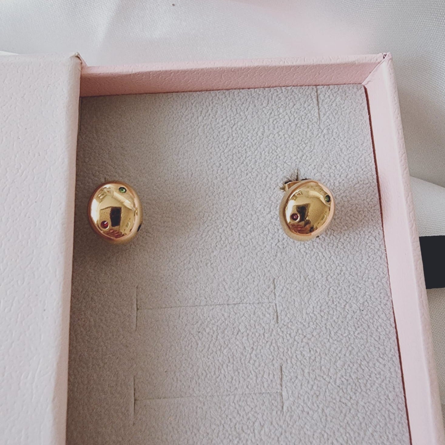 Elegant color cubic zircon statement stainless steel studs earrings, circular gold earrings, circular silver earrings, Bold Circular Studs, Bold ball studs, silver studs, hypoallergenic earrings, 18k gold plated earrings, Waterproof earrings, Silver and gold, Durable earrings, Elegant earrings, Timeless design, aesthetic earrings, timeless earrings, Stylish jewelry, stylish earrings, Versatile jewelry, Bold Earrings, Bold hoops, chunky hoops, chunky earrings,