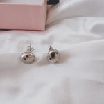 Elegant color cubic zircon statement stainless steel studs earrings, circular gold earrings, circular silver earrings, Bold Circular Studs, Bold ball studs, silver studs, hypoallergenic earrings, 18k gold plated earrings, Waterproof earrings, Silver and gold, Durable earrings, Elegant earrings, Timeless design, aesthetic earrings, timeless earrings, Stylish jewelry, stylish earrings, Versatile jewelry, Bold Earrings, Bold hoops, chunky hoops, chunky earrings,