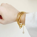 Adjustable Lariat necklace, Adjustable chain, Silver and Gold lariat, Adjustable Double tone mesh chain, two tone lariat, Edgy Double tone Necklace, Two Tone Waterproof Necklace, Two Tone Cuban Necklace, Two tone cuban chain, Lock Silver Chain, Lock Pendant and Necklace, Dior Dupe Necklace, Water Resistant Necklace