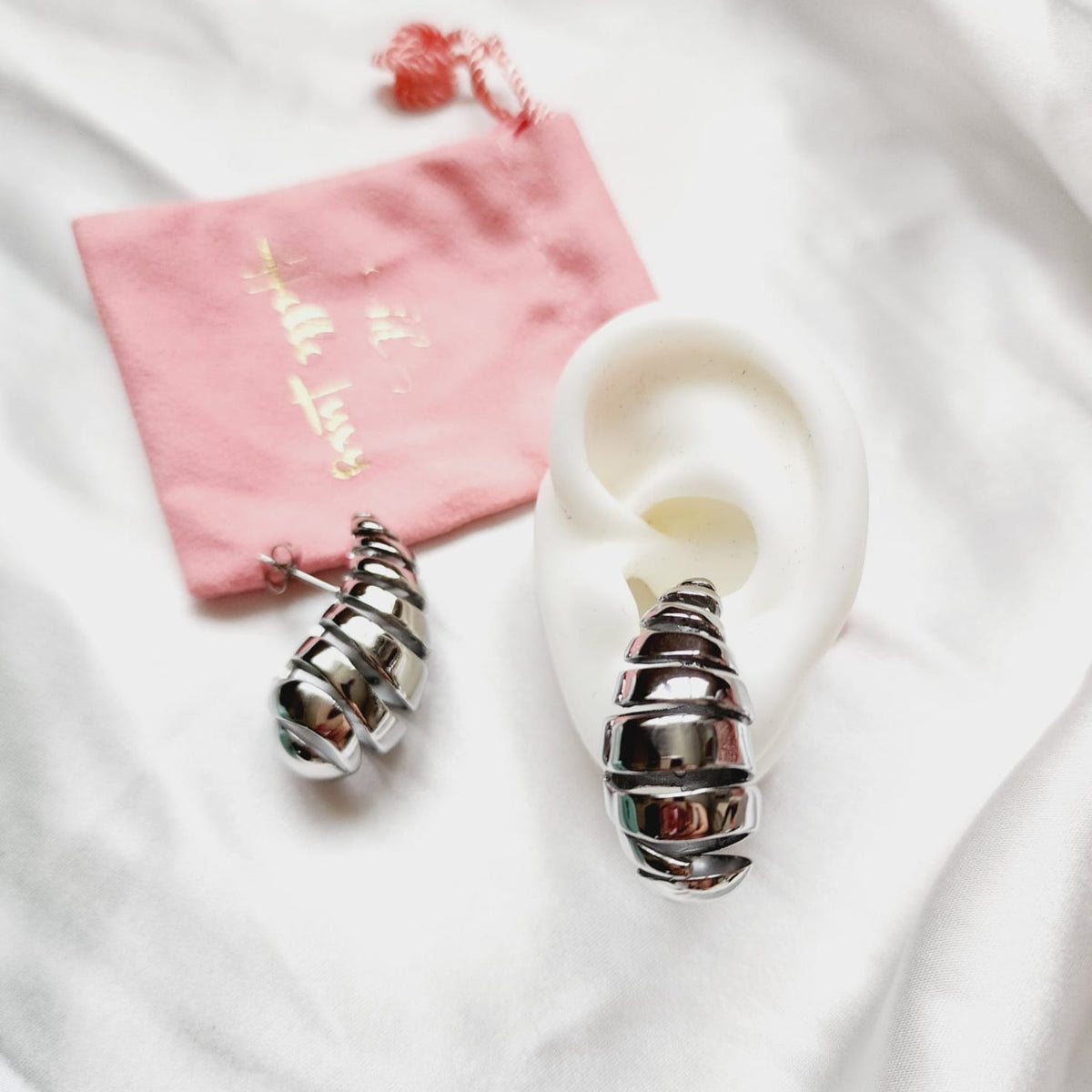 Bold Tear Drop earrings, silver earrings, hypoallergenic earrings, teardrop maxi studs, 18k gold plated earrings, Waterproof earrings, Silver and gold earrings, Durable earrings, Elegant earrings, Timeless design, aesthetic earrings, timeless earrings, Stylish jewelry, stylish earrings, Versatile jewelry, Bold Earrings