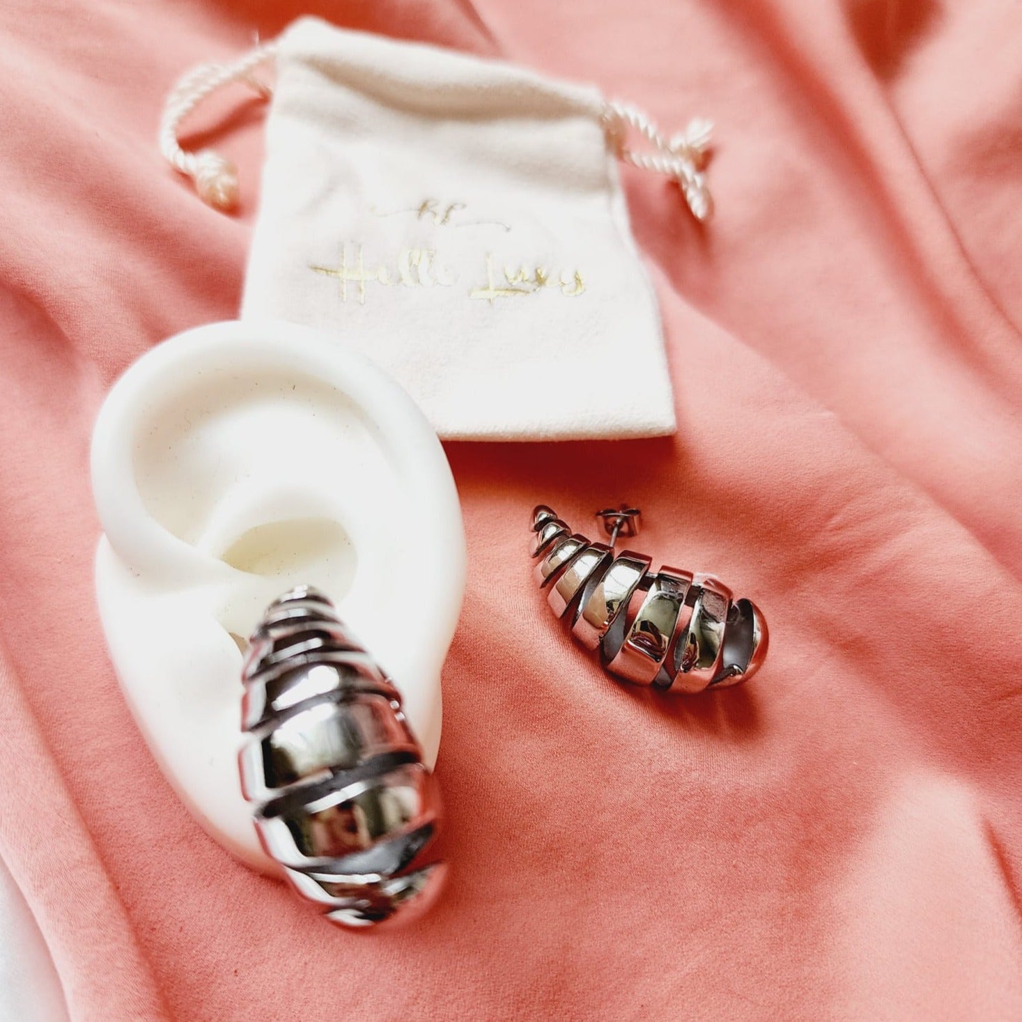 Bold Tear Drop earrings, silver earrings, hypoallergenic earrings, teardrop maxi studs, 18k gold plated earrings, Waterproof earrings, Silver and gold earrings, Durable earrings, Elegant earrings, Timeless design, aesthetic earrings, timeless earrings, Stylish jewelry, stylish earrings, Versatile jewelry, Bold Earrings