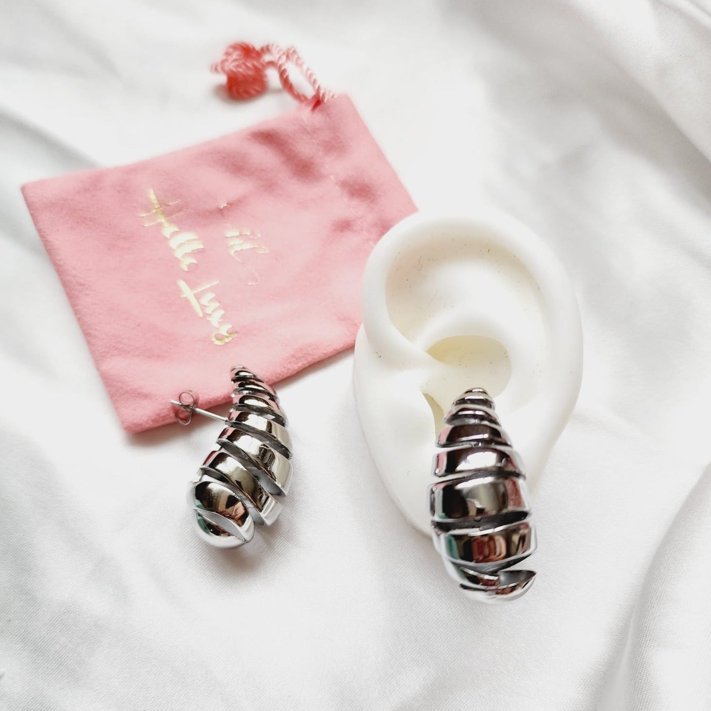 Bold Tear Drop earrings, silver earrings, hypoallergenic earrings, teardrop maxi studs, 18k gold plated earrings, Waterproof earrings, Silver and gold earrings, Durable earrings, Elegant earrings, Timeless design, aesthetic earrings, timeless earrings, Stylish jewelry, stylish earrings, Versatile jewelry, Bold Earrings