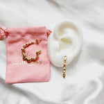 melting lava earrings, silver melting earrings, silver earrings, hypoallergenic earrings, teardrop maxi studs, 18k gold plated earrings, Waterproof earrings, Silver and gold earrings, Durable earrings, Elegant earrings, Timeless design, aesthetic earrings, timeless earrings, Stylish jewelry, stylish earrings, Versatile jewelry, Bold Earrings