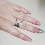 Bold Intertwined Silver Ring, Adjustable Silver Ring, Chunky Silver ring, Adjustable bold ring, Adjustable Gold ring, Emerald ring, Star ring, Adjustable bold ring, Adjustable Gold ring, Delicate and simple ring, chunky star ring, green gold ring, waterproof ring, hypoallergenic ring, untarnish ring