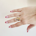 Olas Rings Bundle, waves rings, adjustable two tone rings, beach lover gift, surfer life jewelry, Surf jewelry, beach lover gift, adjustable wave rings, Silver wave ring, gold wave ring, Water Resistant Jewelry  Water Resistant sweat resistant jewelry water resistance jewelry