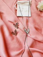 18K chunky Silver Heart stainless steel necklace, Silver bold heart Necklace, heart necklace, Silver drop necklace, minimalist silver necklace, chunky silver necklace, bottega dupe necklace, bottega veneta necklace, bottega veneta drop necklace, Gift for woman, best valentines gift ideas