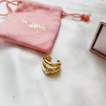 Bold Ear Cuff, Stainless Steel Ear cuff, chunky ear cuff, classy ear cuff, edgy ear cuff, stacking ear cuff, Simple Ear hole free, Ear bone clip, gold ear bone clip, gold ear hole earrings, Water resistant gold hoops, tarnish free gold open hoops, Lightweight Chunky Open Hoops, 14k lightweight chunky hoops