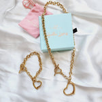 Heart Necklace, Silver Heart Necklaces and earrings, Silver heart Jewelry, Self love jewelry, self love necklace, bold heart earrings, bold heart necklace, Link Bold Necklace, Gold Filled Jewelry, Gold Filled Necklace, Fine Jewelry, silver link bold necklace, Luxury sparkle silver necklace, elegant link necklace, elegant silver link necklace, gift for women, jewelry necklace for women, diamond pendant necklace, christmas gift for women, uno de 50 dupes