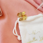 Bold Intertwined leaves Ring, gold leaves Ring, Chunky leaves ring, vintage leaves bold ring, Adjustable Gold ring, dainty leaves ring, Delicate and simple ring, chunky star ring, green gold ring, waterproof ring, hypoallergenic ring, untarnish ring, anti tarnish ring, anillo de estrellas, Water Resistant Jewelry  Water Resistant sweat resistant jewelry water resistance jewelry