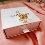 Bold Intertwined cross Ring, gold cross Ring, Chunky cross ring, vintage religious bold ring, Adjustable Gold ring polish cross ring, Delicate and simple ring, chunky star ring, green gold ring, waterproof ring, hypoallergenic ring, untarnish ring, anti tarnish ring, anillo de estrellas, Water Resistant Jewelry  Water Resistant sweat resistant jewelry water resistance jewelry