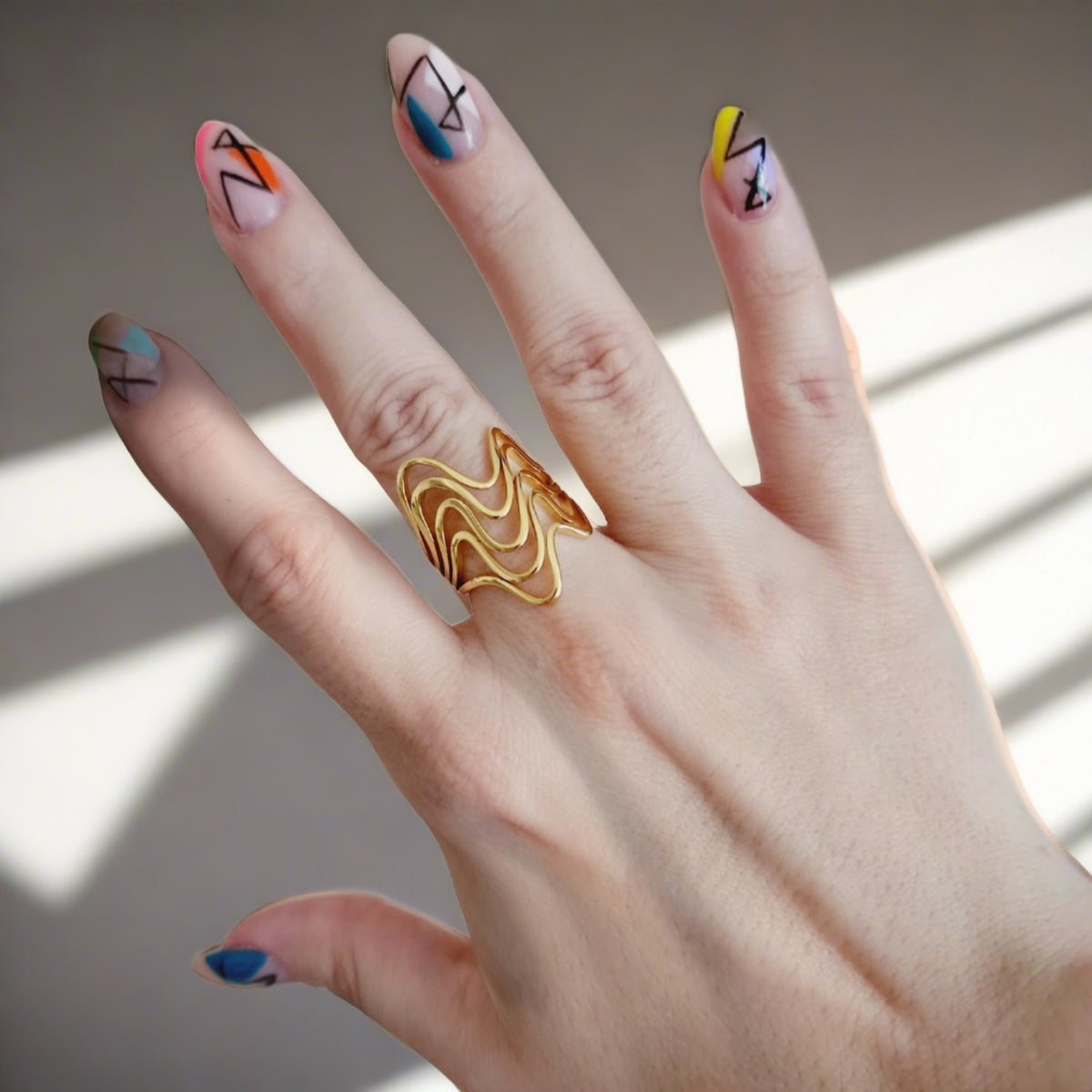 Olas Rings, waves rings, adjustable two tone rings, beach lover gift, surfer life jewelry, Surf jewelry, beach lover gift, adjustable wave rings, Silver wave ring, gold wave ring, Water Resistant Jewelry  Water Resistant sweat resistant jewelry water resistance jewelry  Vintage Rings  Vintage Modern Rings  tarnish free jewelry