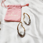 Two tone Geometric Earrings, two tone hoops, two tone earrings, two tones Water Resistant Earrings, 18k Gold Plated, Vintage Earrings, everyday earrings, lightweight earrings, Hypoallergenic Earrings, Waterproof Earrings, water resistance jewelry, Vintage Earrings, Bold Earrings, Water Resistant Earrings, Tarnish Free Earrings, Vintage Style, Vintage Earrings, tarnish free jewelry, hypoallergenic jewelry, Gift For Her, Fashion Gift for Her, Doctor Gift for Christmas