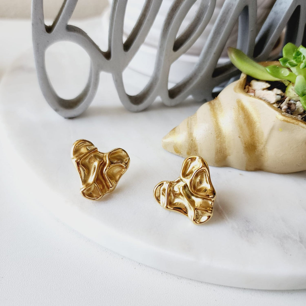 self love jewelry, self love earrings, hearts silver earrings, hearts silver medium earrings, Silver classy earrings, hearts earrings, self love earrings, silver chunky hearts earrings, two tones chunky earrings, hypoallergenic earrings, two tone everyday hoops, 18k gold plated earrings, Waterproof earrings, Silver and gold earrings, Durable earrings, Elegant earrings, Timeless design, aesthetic earrings, timeless earrings, Stylish jewelry, stylish earrings, Versatile jewelry, Bold Earrings, chunky earrings