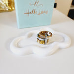 Triple Tone glossy Ring, three tone ring, Double tone bold ring, roman numbers ring, rose gold bold ring, three tone mother pearl ring, chunky three tone ring, bulky three tone ring, bold ring, promise ring, bold double tone ring, valentine gift, jewelry gift for valentines, love ring, love jewelry, gift for wife, gift for friend, friendship gifts, self love ring,