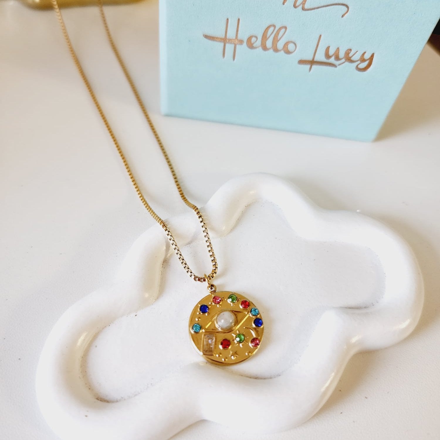 Multi Color Crystal Evil Eye Necklace, Protection Necklace, Ojo Turco Necklace, evil eye charm, evil eye pendant, protection necklace, evil eye necklace gold, evil eye necklace for women

Water Resistant Necklace

Water Resistant Jewelry

Water Resistant

water resistance jewelry