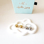 Silver and gold spiral ring, chunky dot Ring, golden dots ring, gold bold ring, silver bold ring, bulky silver and gold ring, Secrets Santa gift for her, valentine gift, jewelry gift for valentines, love ring, love jewelry, gift for wife, gift for friend, friendship gifts,