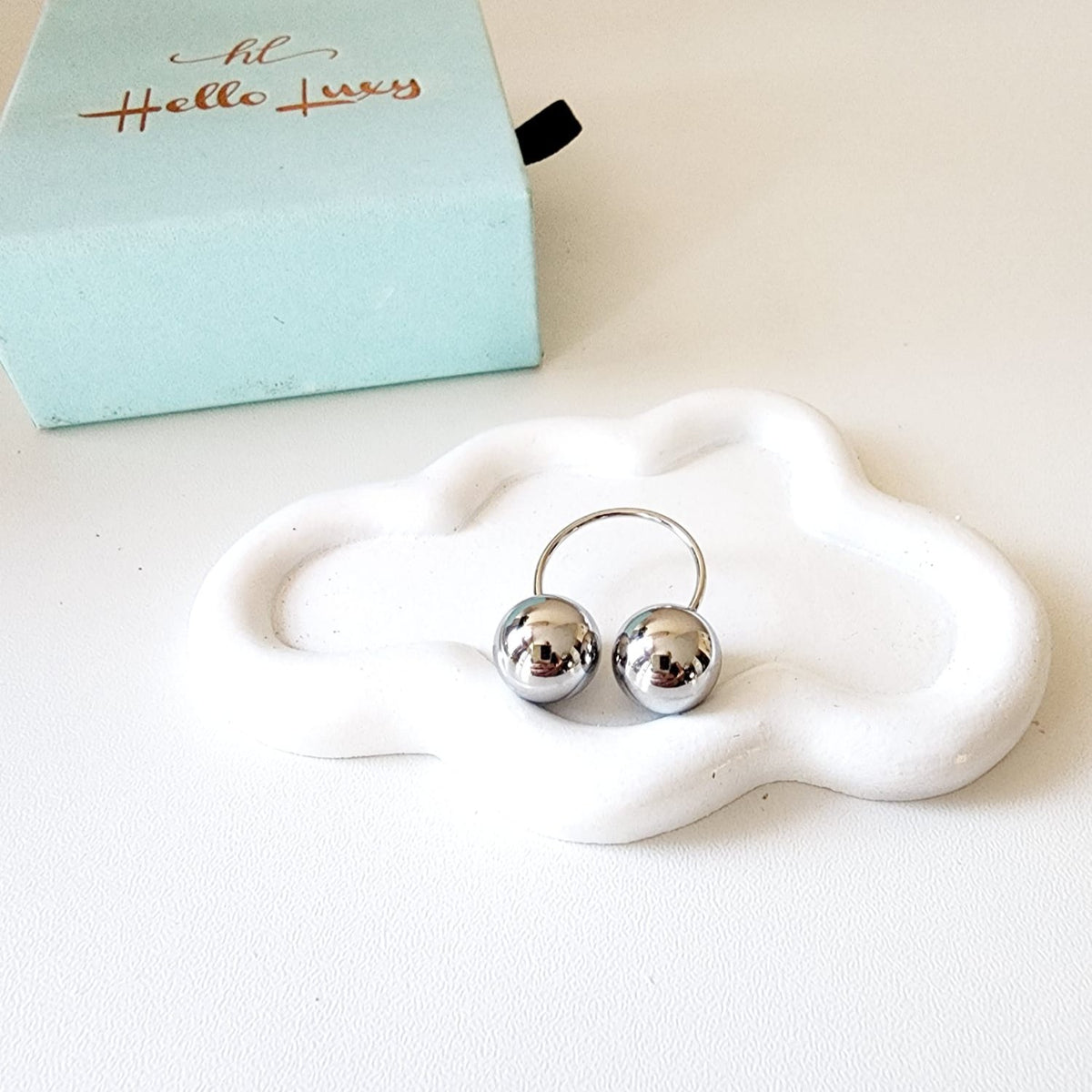 Silver and gold spiral ring, chunky dot Ring, golden dots ring, gold bold ring, silver bold ring, bulky silver and gold ring, Secrets Santa gift for her, valentine gift, jewelry gift for valentines, love ring, love jewelry, gift for wife, gift for friend, friendship gifts,