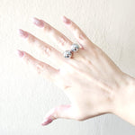 Silver and gold spiral ring, chunky dot Ring, golden dots ring, gold bold ring, silver bold ring, bulky silver and gold ring, Secrets Santa gift for her, valentine gift, jewelry gift for valentines, love ring, love jewelry, gift for wife, gift for friend, friendship gifts,