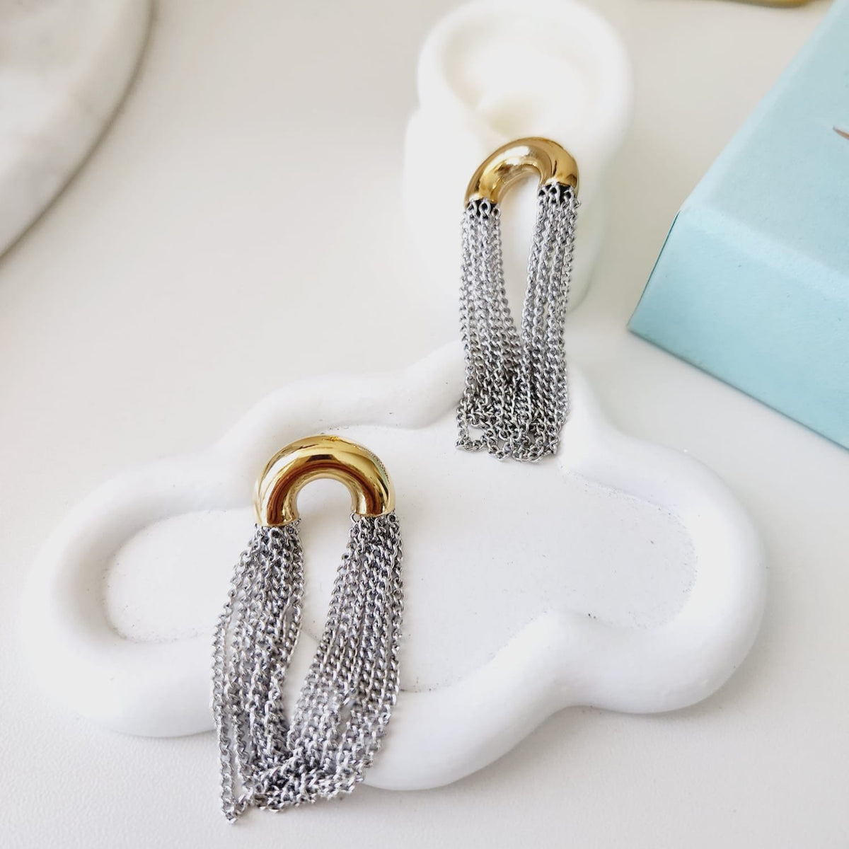 Two tone Geometric Earrings, two tone hoops, two tone earrings, two tones Water Resistant Earrings, 18k Gold Plated, Vintage Earrings, everyday earrings, lightweight earrings, Hypoallergenic Earrings, Waterproof Earrings, water resistance jewelry, Vintage Earrings, Bold Earrings, Water Resistant Earrings, Tarnish Free Earrings, Vintage Style, Vintage Earrings, tarnish free jewelry, hypoallergenic jewelry, Gift For Her, Fashion Gift for Her, Doctor Gift for Christmas