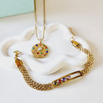 Multicolor Crystals cuban bracelet Gold Filled Jewelry, Gold Filled Bracelet, Vintage, Multicolor Vintage Bracelet, Women Stackable bracelets, multi gemstone bracelet, Multicolor bracelet for women, gold bangle set, rainbow tennis bracelet, Vintage Look
Water resistance Bracelet
Vintage Jewelry
Cuban Bracelet
Vintage Bracelet