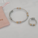 Two Tone Bracelets, Vintage two tone bracelets, Two tone Bangles, Solid Gold Bangles, Solid Silver Bangle, Textured bangles, classy two tone bangles, 18k waterproof bangles, 18k gold waterproof bangles, long lasting bracelets, long lasting vintage jewelry, christmas gift for her, timeless bracelets, timeless waterproof jewelry, ellie vail jewelry dupe, missoma jewelry dupe