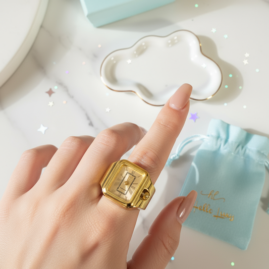 gold Watch ring, ring watch gold, Bold gift for woman, Bold gift for woman Chunky ring, Double tone bold ring, bold ring, bold double tone ring, valentine gift, jewelry gift for valentines, love ring, love jewelry, gift for wife, gift for friend, friendship gifts, self love ring, amor propio anillo, anillo de corazon, waterproof ring, waterproof jewelry, timeless jewelry, timeless ring, gift for girlfriend, soulmate ring, elegant ring, classy ring, dainty ring, everyday ring, must have ring, must have jewel