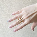 Bold Double Bubble glossy Ring, Chunky ring, Double tone bold ring, bold ring, bold double tone ring, valentine gift, jewelry gift for valentines, love ring, love jewelry, gift for wife, gift for friend, friendship gifts, self love ring, amor propio anillo, anillo de corazon, waterproof ring, waterproof jewelry, timeless jewelry, timeless ring, gift for girlfriend, soulmate ring, elegant ring, classy ring, dainty ring, everyday ring, must have ring, must have jewelry