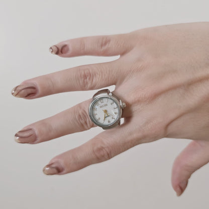 golden nacar watch ring, silver nacar Watch ring, gold ring nacar watch, Bold gift for woman, Bold gift for woman Chunky ring, Double tone bold ring, bold ring, bold double tone ring, valentine gift, jewelry gift for valentines, love ring, love jewelry, gift for wife, gift for friend, friendship gifts, self love ring, amor propio anillo, anillo de corazon, waterproof ring, waterproof jewelry, timeless jewelry, timeless ring, gift for girlfriend, soulmate ring, elegant ring, classy ring, dainty ring, everyda