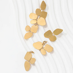 Convertible Statement Dangle Earring, Convertible earrings, Geometric Earrings, circular earrings, Geometric Shape Gold Earrings, Gold classy earrings, hearts earrings, self love earrings, silver chunky hearts earrings, Gold Circular chunky earrings, hypoallergenic earrings, Gold everyday hoops, 18k gold plated earrings, Waterproof earrings, Silver and gold earrings, Durable earrings, Elegant earrings