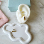 Dots golden Hoops, Unique Gemetric Earrings, Dots hoops, Golden Water Resistant Earrings, 18k Gold Plated, Vintage Earrings, Geometric lightweight earrings, Hypoallergenic Earrings, Waterproof Earrings, water resistance jewelry, Vintage Earrings, Bold Earrings, Water Resistant Earrings, Tarnish Free Earrings, Vintage Style, Vintage Earrings, tarnish free jewelry, hypoallergenic jewelry, Gift For Her, Fashion Gift for Her, Doctor Gift for Christmas