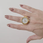 golden nacar watch ring, silver nacar Watch ring, gold ring nacar watch, Bold gift for woman, Bold gift for woman Chunky ring, Double tone bold ring, bold ring, bold double tone ring, valentine gift, jewelry gift for valentines, love ring, love jewelry, gift for wife, gift for friend, friendship gifts, self love ring, amor propio anillo, anillo de corazon, waterproof ring, waterproof jewelry, timeless jewelry, timeless ring, gift for girlfriend, soulmate ring, elegant ring, classy ring, dainty ring, everyda