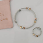 Two Tone Bracelets, Vintage two tone bracelets, Two tone Bangles, Solid Gold Bangles, Solid Silver Bangle, Textured bangles, classy two tone bangles, 18k waterproof bangles, 18k gold waterproof bangles, long lasting bracelets, long lasting vintage jewelry, christmas gift for her, timeless bracelets, timeless waterproof jewelry, ellie vail jewelry dupe, missoma jewelry dupe