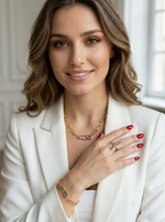 Two tone ring, two tone safety pin ring, two tone edgy ring, bold ring gift, chunky ring, promise ring, bold heart ring, valentine gift, jewelry gift for valentines, love ring, love jewelry, gift for wife, gift for friend, friendship gifts, self love ring, amor propio anillo, anillo de corazon, waterproof ring, waterproof jewelry, timeless jewelry, timeless ring, gift for girlfriend, soulmate ring, elegant ring, classy ring, dainty ring, everyday ring, must have ring, must have jewelry