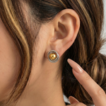 Vintage Bold two tone earrings, circular design earrings, bold abstract two tone Earrings, Simple Ear hole free, Ear bone clip, gold ear bone clip, gold ear hole earrings, Water resistant gold hoops, tarnish free gold open hoops, Lightweight Chunky Open Hoops, 14k lightweight chunky hoops, 14k gold hoops, 14k Double tone hoops, 18k Gold Filled lightweight hoops, 18k Gold Filled hoops, classy gold hoops, bold gold hoops, chunky double tone hoops, chunky medium gold hoops, chunky medium double tone hoops, 