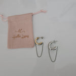 Vintage Bold two tone earrings, circular design earrings, bold abstract two tone Earrings, Simple Ear hole free, Ear bone clip, gold ear bone clip, gold ear hole earrings, Water resistant gold hoops, tarnish free gold open hoops, Lightweight Chunky Open Hoops, 14k lightweight chunky hoops, 14k gold hoops, 14k Double tone hoops, 18k Gold Filled lightweight hoops, 18k Gold Filled hoops, classy gold hoops, bold gold hoops, chunky double tone hoops, chunky medium gold hoops, chunky medium double tone hoops, 