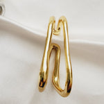 Bold Ear Cuff, Stainless Steel Ear cuff, chunky ear cuff, classy ear cuff, edgy ear cuff, stacking ear cuff, Simple Ear hole free, Ear bone clip, gold ear bone clip, gold ear hole earrings