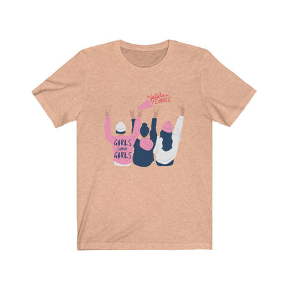 Girl Support Girls- DJ Short Sleeve Tee
