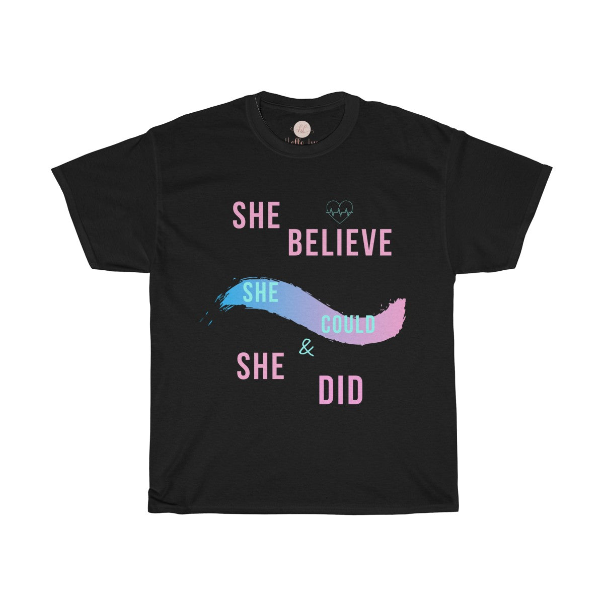 She Believe, She Could So She Did Tee| Believe Tee| Girl Believer T-shirt|