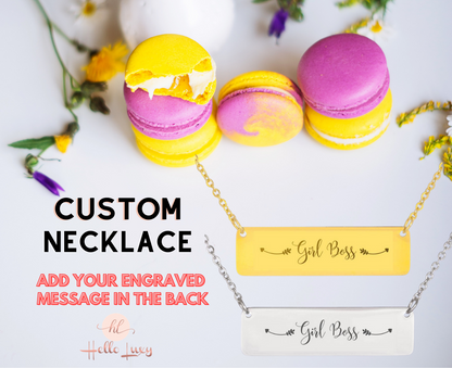 Gift for Girlboss - Girl Boss Necklace