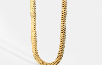 Water Resistant Necklace, Water Resistant Jewelry, Tarnish Free Jewelry, Tarnish Free Necklace, Snake Gold Necklace, Gold Snake Necklace, Hypoallergenic Necklace, Hey Harper Necklace, Ellie Vail Necklace, Missoma Jewelry
