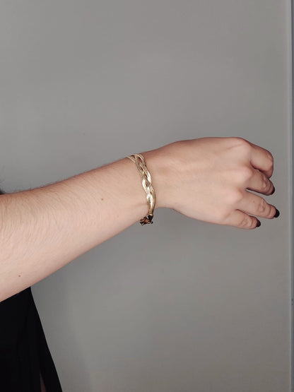Trio Braid Necklace and Bracelet
