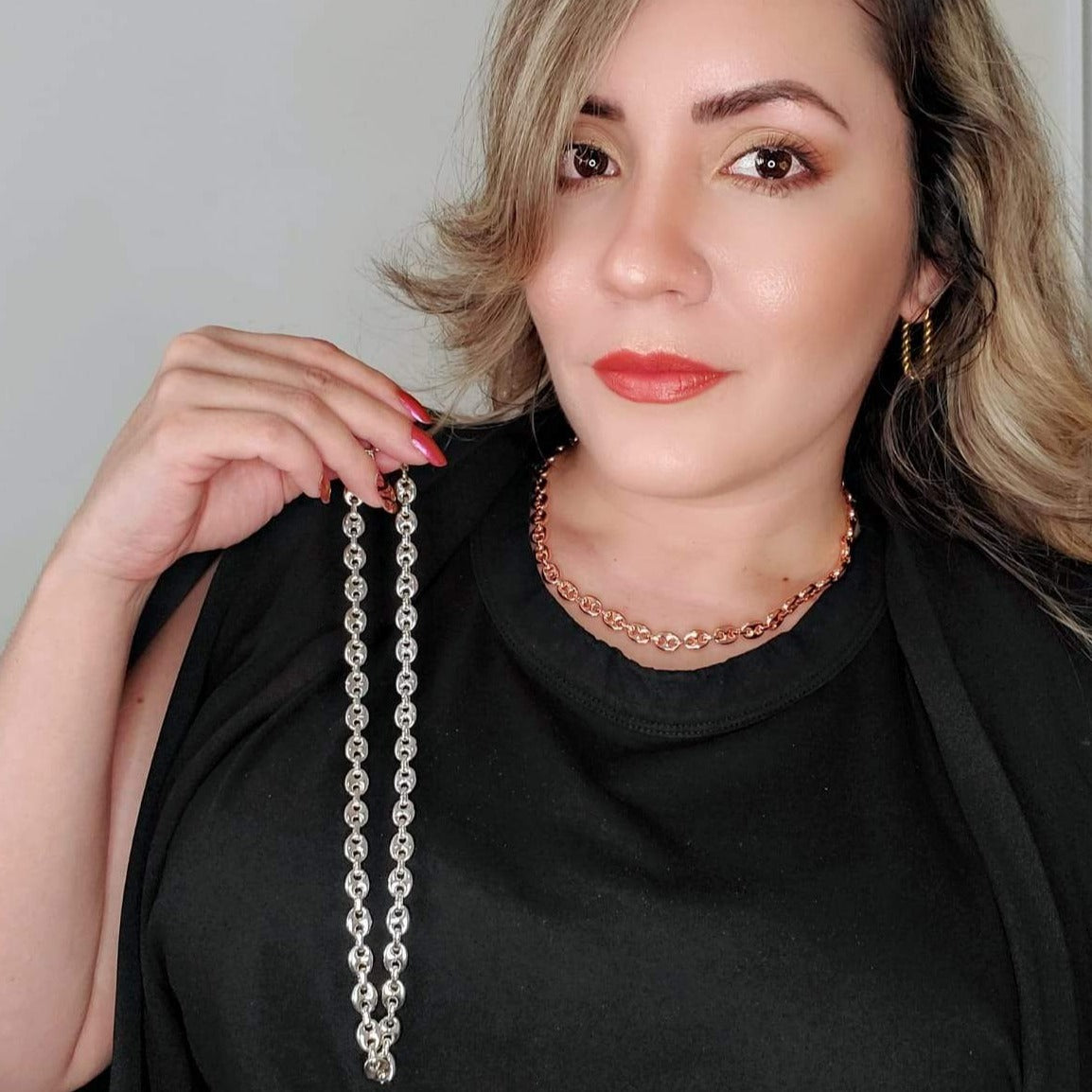 Gold Filled Necklaces, Vintage Necklace, Minimalist Jewelry, Hello Luxy, Fine Jewelry, Tik Tok Jewelry, Tik Tok Fashion, Best Gift for wife, Wife best gift, rope Chain, Chunky chain