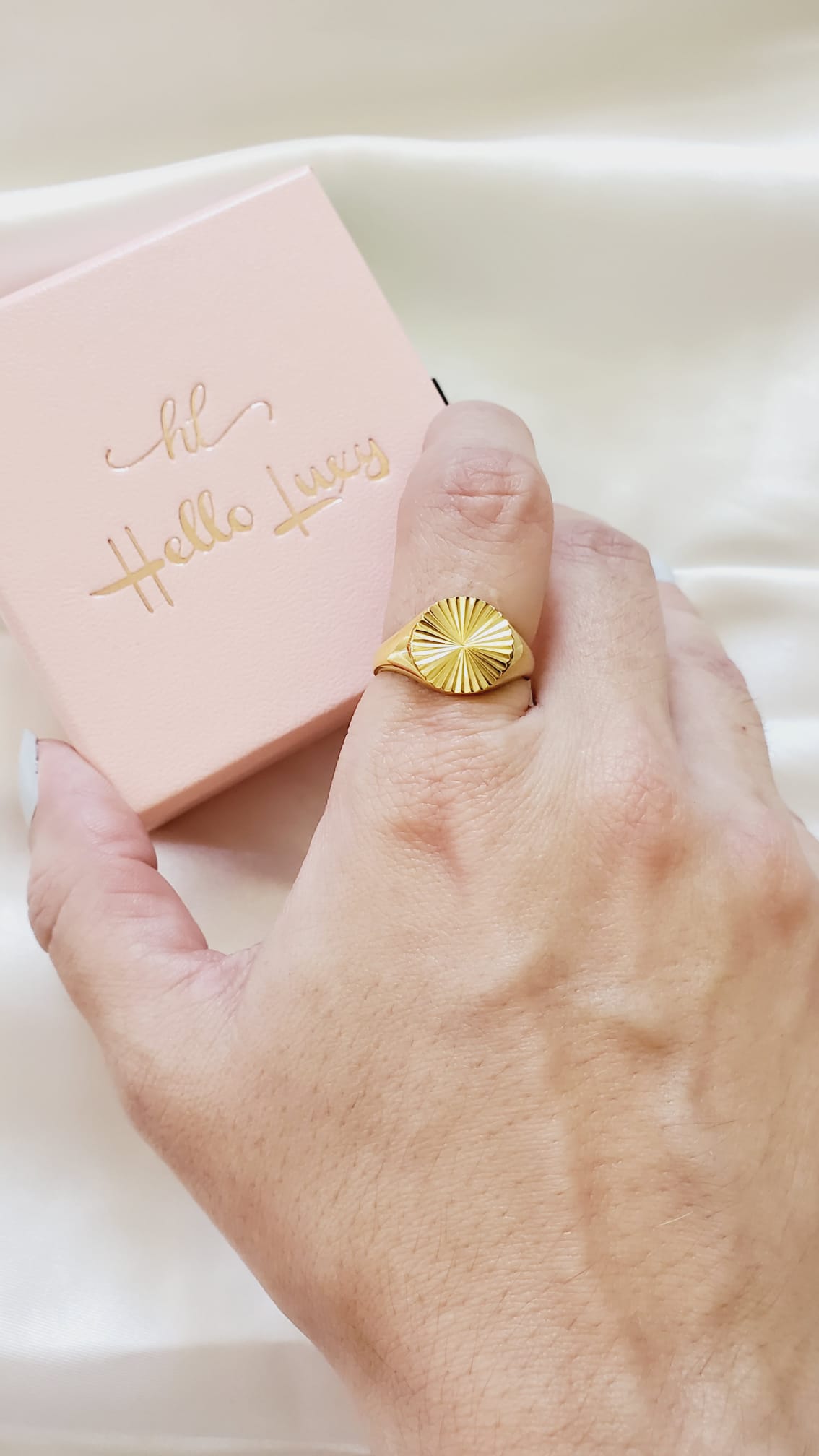 Water resistant jewelry, Hypoallergenic jewelry, tarnish free jewelry, Gold Plated Necklaces, Vintage Necklace, Minimalist Jewelry, Ellie Vail Jewelry, Ellie Vail Necklace, Hey Harper Jewelry, waterproof jewelry, cali tiger jewelry, cali tiger necklaces, 1980 jewelry, she is gold jewelry, kylie jenner necklace, Hello Luxy, Fine Jewelry, Tik Tok Jewelry, Tik Tok Fashion, Best Gift for wife, Wife best gift, sunburst circular ring