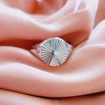 Water Resistant classy rings, Water Resistant simple rings, sweat resistant jewelry, water resistant minimalist jewelry, minimalist rings, promise gold rings, waterproof rings, stainless steel rings, 18k gold plated simple rings, 18k gold plated classy rings, 18k gold filled rings, 18k gold filled classy rings, gold vintage rings, tarnish free rings, stackable rings, gold stackable rings, tarnish free jewelry, dainty abstract rings, dainty chunky rings, minimalist necklace, Sunburst Circular ring