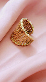 Water resistant jewelry, Hypoallergenic jewelry, tarnish free jewelry, Gold Plated Necklaces, Vintage Necklace, Minimalist Jewelry, Ellie Vail Jewelry, Ellie Vail Necklace, Hey Harper Jewelry, waterproof jewelry, cali tiger jewelry, cali tiger necklaces, 1980 jewelry, she is gold jewelry, kylie jenner necklace, Hello Luxy, Fine Jewelry, Tik Tok Jewelry, Tik Tok Fashion, Best Gift for wife, Wife best gift, Adjustable Gold Ring, Adjustable dainty ring, Large Statement ring