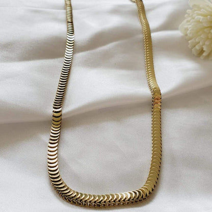 Water Resistant Necklace, Water Resistant Jewelry, Tarnish Free Jewelry, Tarnish Free Necklace, Snake Gold Necklace, Gold Snake Necklace, Hypoallergenic Necklace, Hey Harper Necklace, Ellie Vail Necklace, Missoma Jewelry