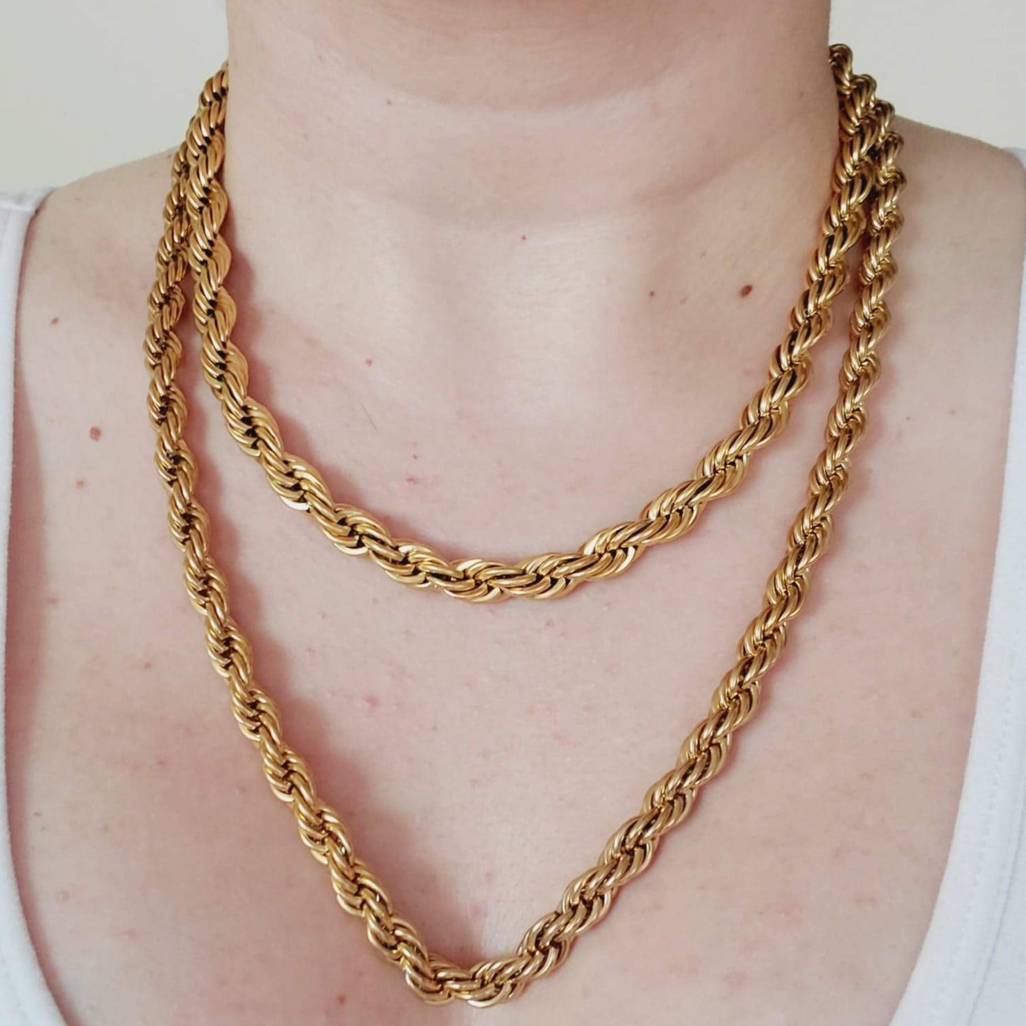 Snake Chain, 18k Saudi gold necklace, Necklace For Men, Gold Plated Necklace,  24 Inches