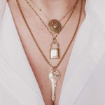 Gold Filled Chain, Brave Key Chain, Brave Key Necklace, Inspirational Chain, Inspirational Gift, Christmas gifts for mom, Christmas Gift for wife, Christmas Gift for daughter, Motivational, Gift, Motivational Necklace