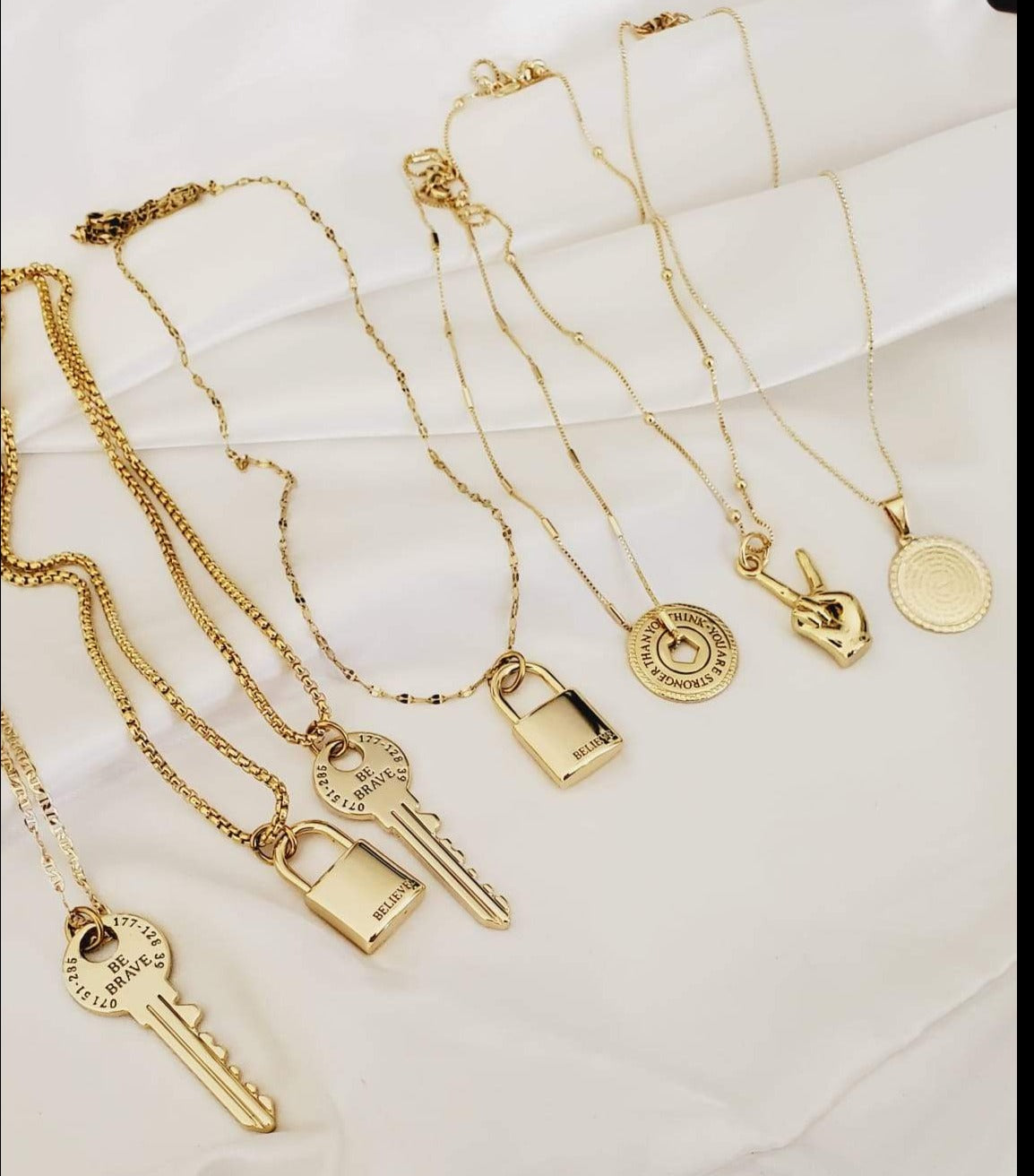 Gold Filled Chain, Brave Key Chain, Brave Key Necklace, Inspirational Chain, Inspirational Gift, Christmas gifts for mom, Christmas Gift for wife, Christmas Gift for daughter, Motivational, Gift, Motivational Necklace
