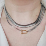 snake chain, herringbone chain, flat snake chain, gold herringbone, 18k gold snake chain, chunky gold necklace, gold fill chain, gold fill necklace, chain necklace, herringbone choker, rope chain necklace, layer necklace set, snake necklace, pearl Necklace, baroque necklace, pearls cuban necklace, OT clasp Necklace, chunky chain